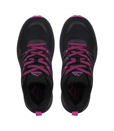 Baskets Caracal Tr Femme Noir Rouge Rose Karrimor