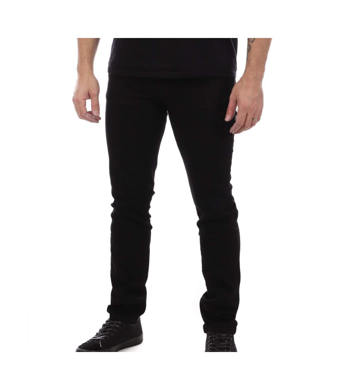 Jean Slim Noir Homme Schott TRD - 32