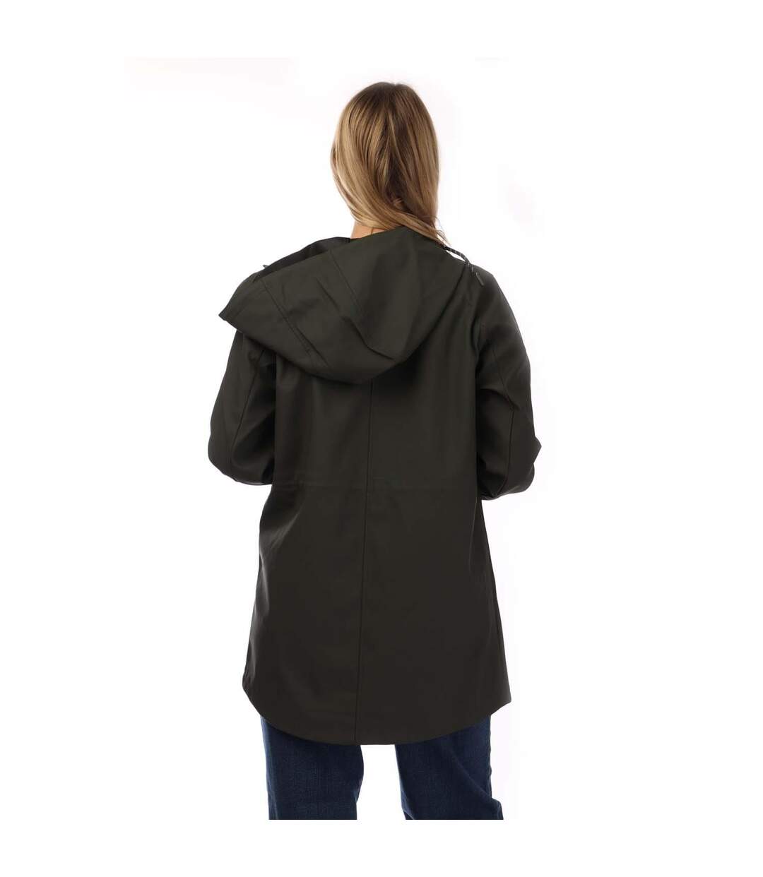 Womens/ladies Malou Coated Raincoat Olive Vero Moda-2