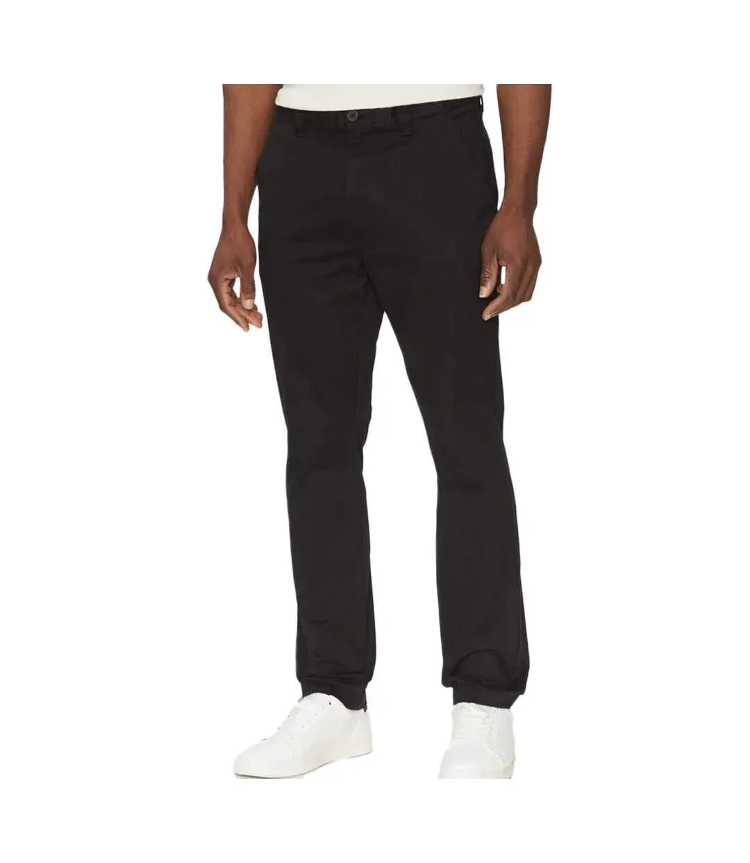 Pantalon fluide noir homme tommy hilfiger austin-1