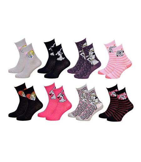 Chaussettes femme LICENCE Fantaisie-Assortiment modèles photos selon arrivages- - Pack de 9