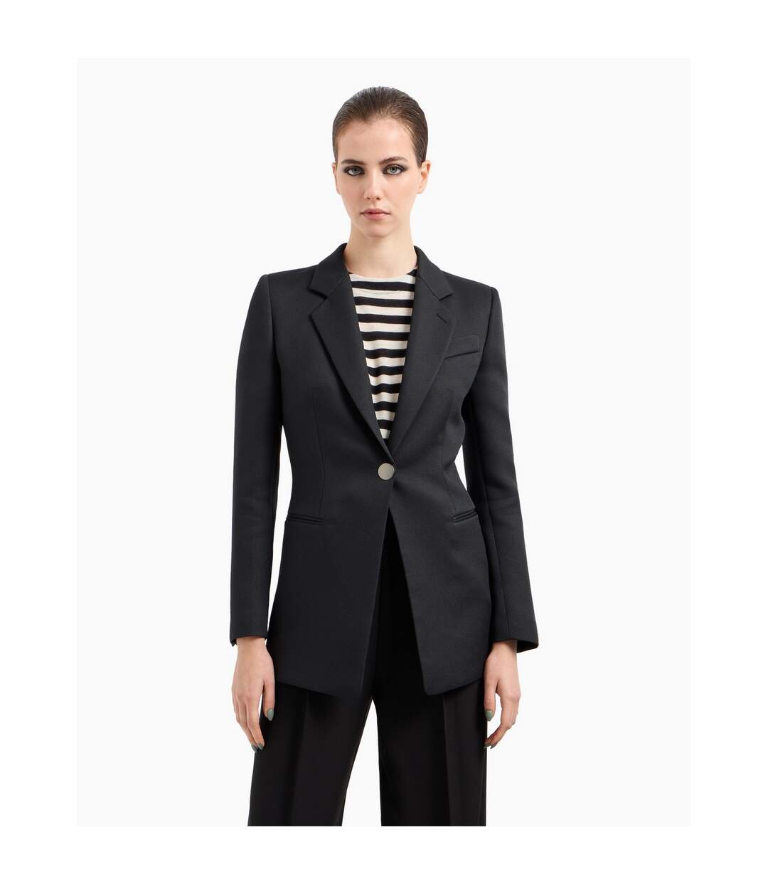 Blazer Motif/style Uni Femme Noir Armani Exchange-1