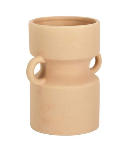 Vase avec Anse Déco Arty 15cm Beige Nude