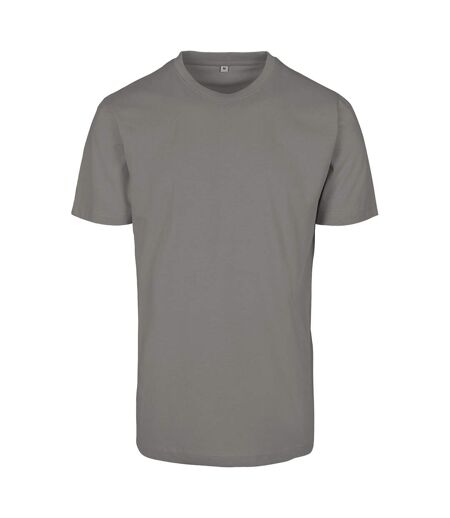 Build Your Brand Mens T-Shirt Round Neck (Asphalt) - UTRW5815