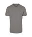 Build Your Brand Mens T-Shirt Round Neck (Asphalt) - UTRW5815