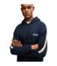 Mens Hooded Raglan Drawstring Hoodie Navy Boss-4
