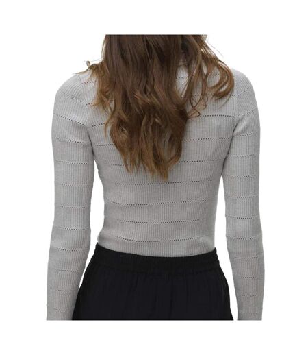 Pull gris femme vero moda paula - l