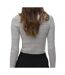 Pull gris femme vero moda paula - l-2