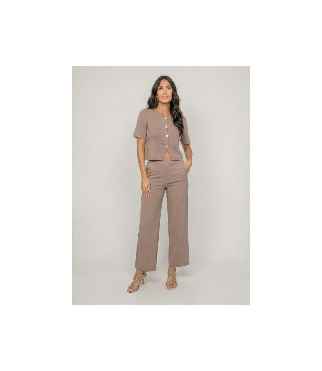 Gilet maille manches courtes KODALIE - Dona X Lisa-4