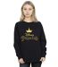 Disney - Sweat PRINCESS CROWN LOGO - Femme (Noir) - UTBI13903-2