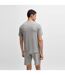 Mens Waffle Knit Pyjama Top Medium Grey Boss-3