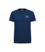 Mens St Ives Printed Organic T-shirt Navy Mountain Warehouse-1
