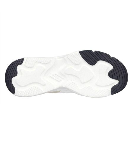Womens/ladies Bobs Mania 2 Trainers White Black Skechers