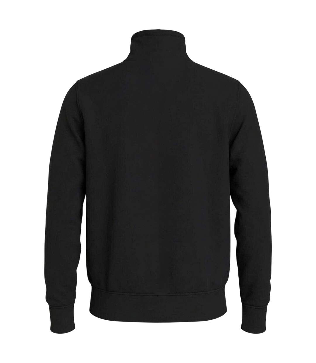 Mens Logo Mock Neck Sweatshirt Black Tommy Hilfiger-2