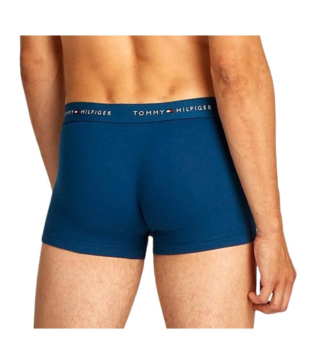 X3 boxers bleu homme tommy hilfiger 3p trunk dtm-2
