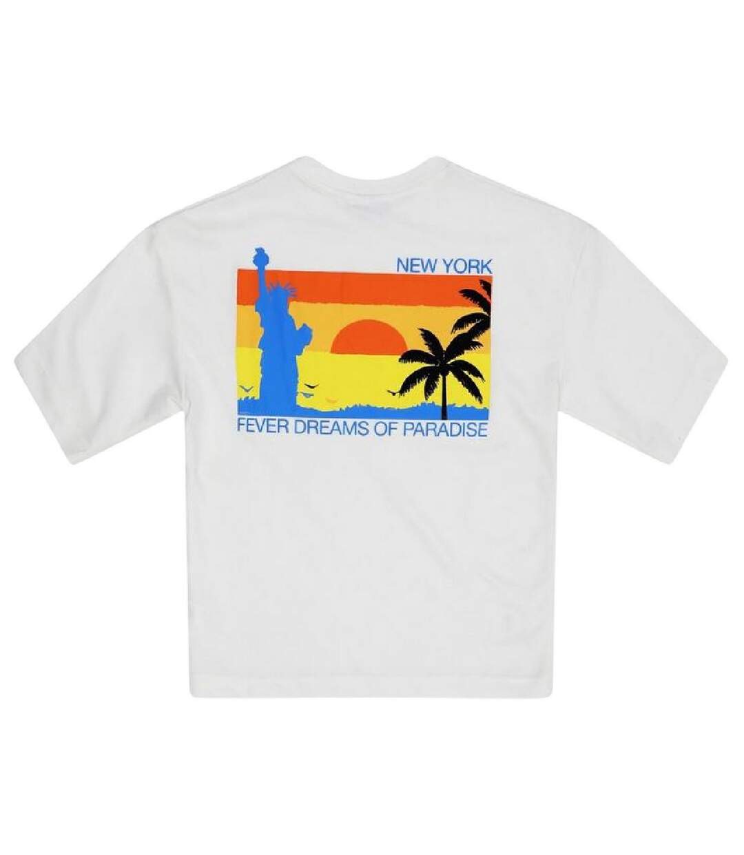 Mens Heavyweight T-shirt Off White Rose London-2