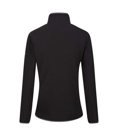 Veste polaire kinwood femme noir / gris phoque Regatta