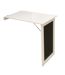 Table murale pliante ardoise Ezio - Blanc