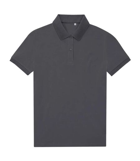 Chemisier My Eco Polo 65/35 Femme Gris Foncé Uni B&C
