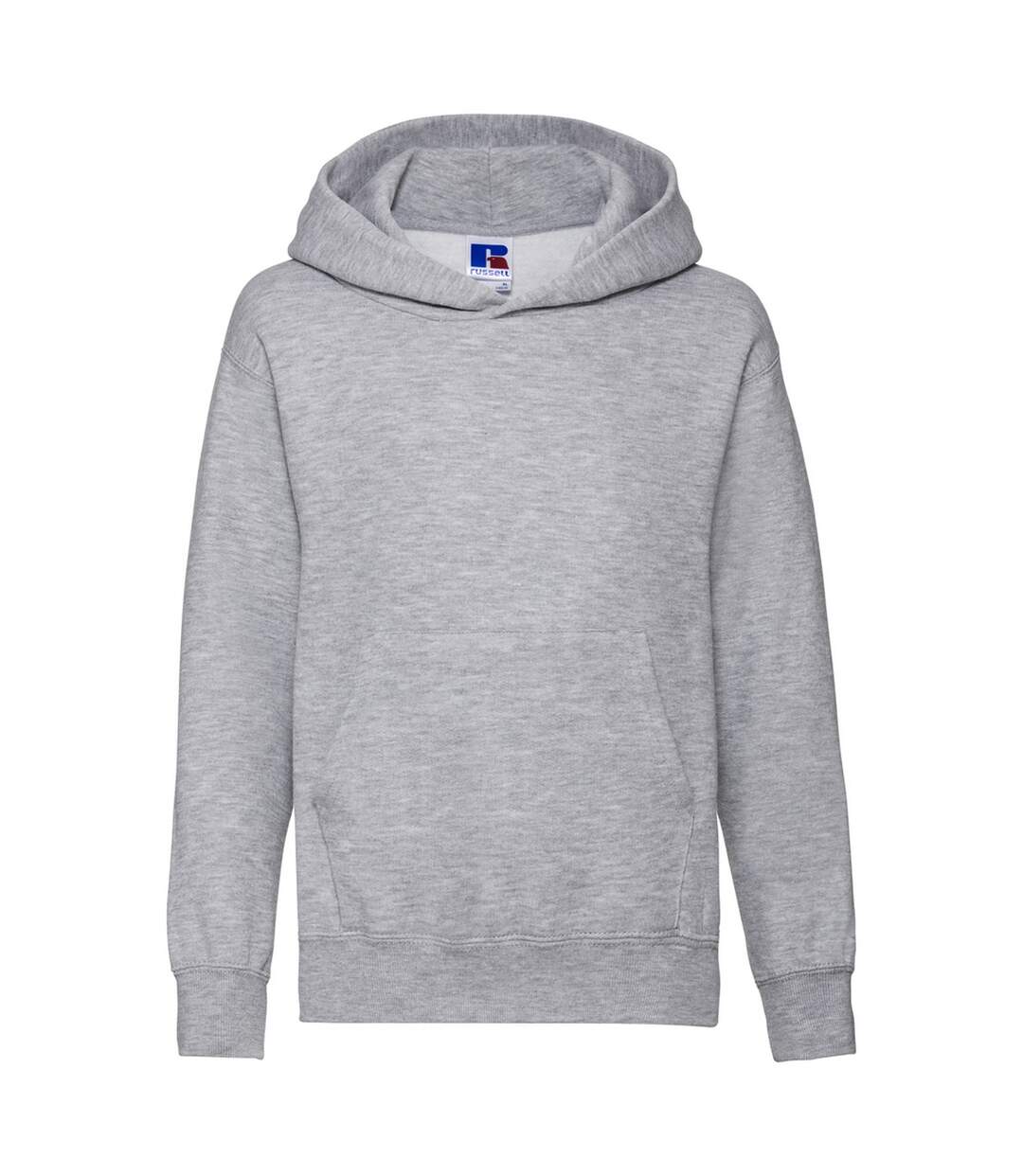 Sweat À Capuche Enfant Oxford Clair Chiné Russell-1
