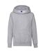 Sweat À Capuche Enfant Oxford Clair Chiné Russell-1