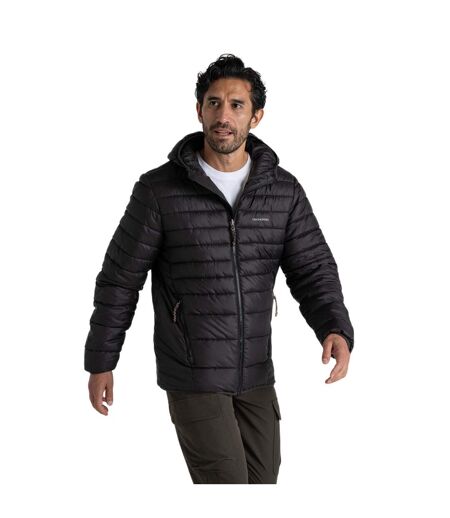 Mens Compresslite Ix Hooded Padded Jacket Black Craghoppers