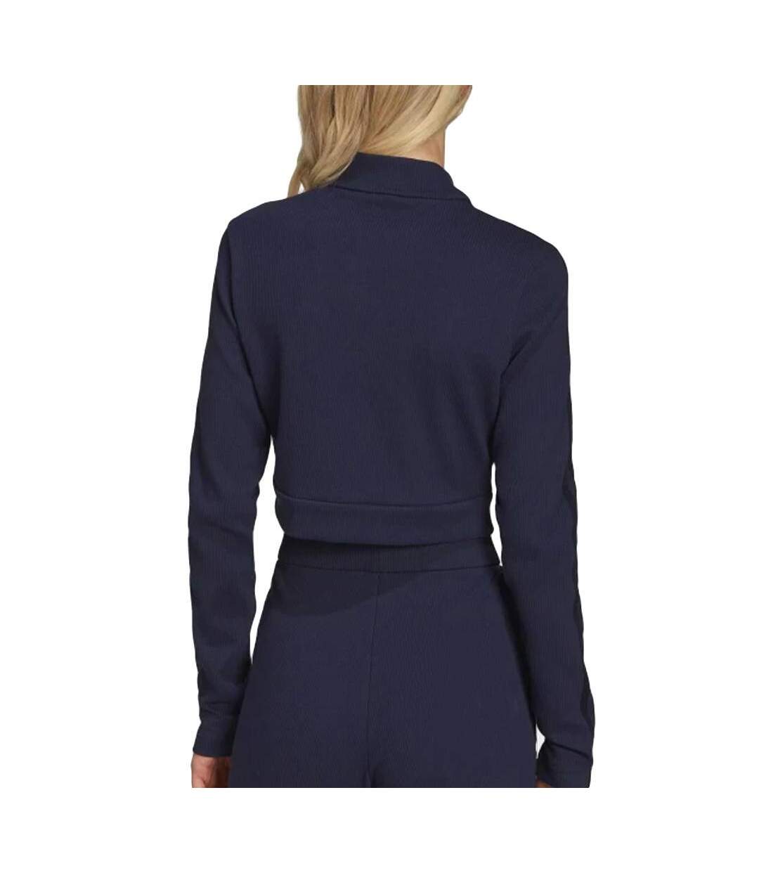 Top marine femme adidas cropped ls hn - 34-2
