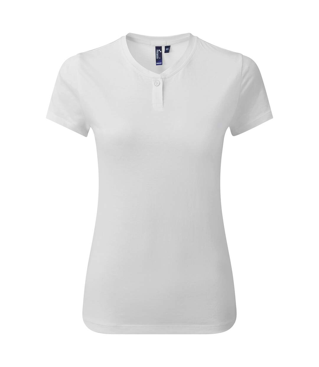 T-shirt comis femme blanc Premier-1