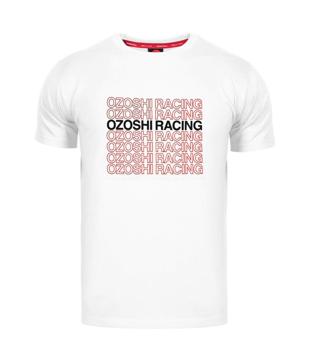 T-shirt Motif/style Logo Répété Homme Blanc Ozoshi-2