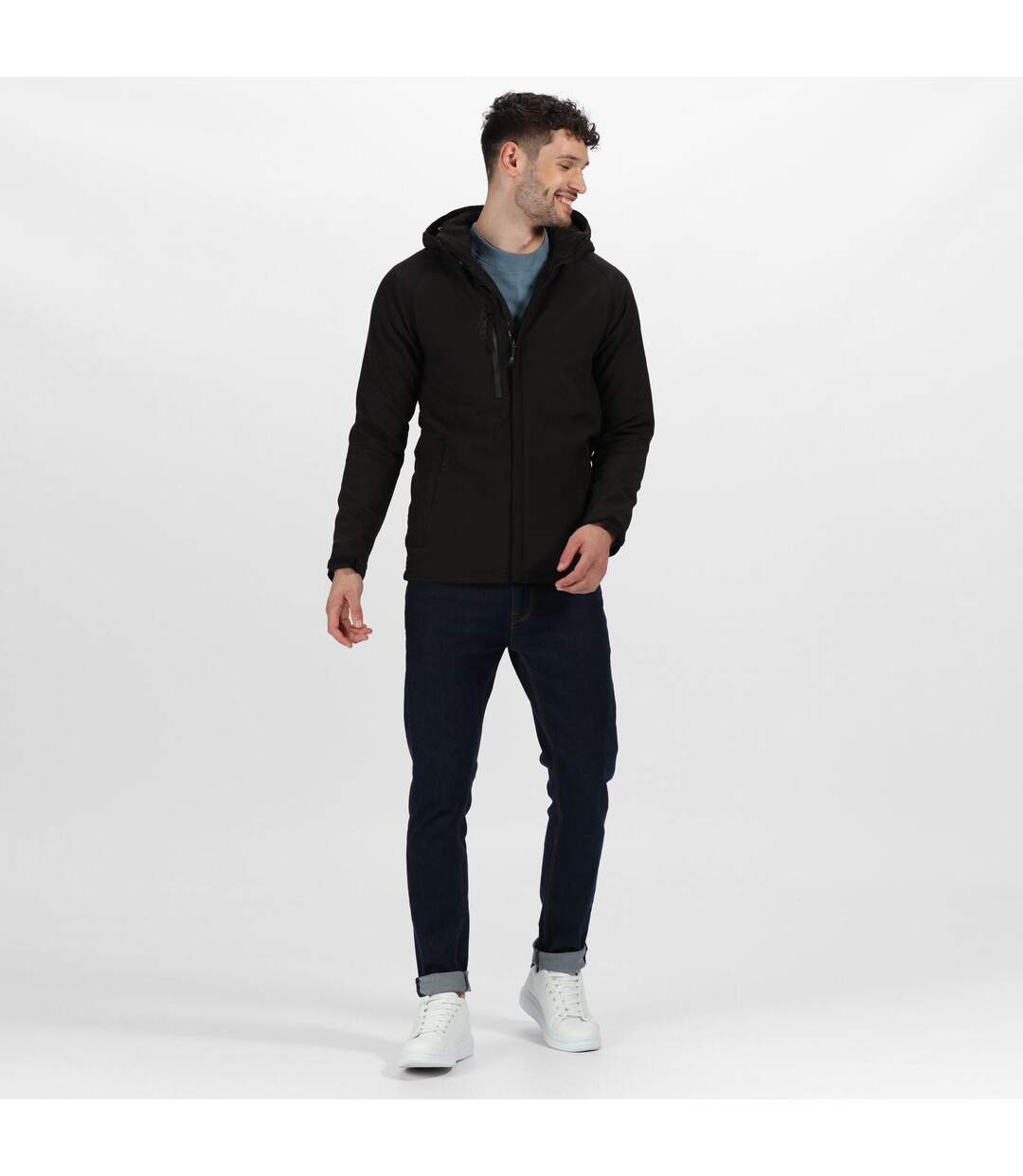 Veste Softshell Repeller Homme Noir Regatta-1