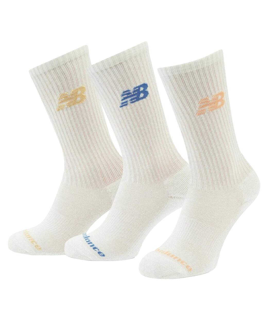 Lot De 3  Chaussettes Adulte Écru New Balance-2