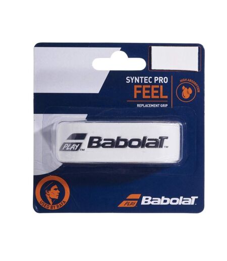 Grip de tennis blanc babolat syntec pro - taille unique