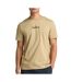 T-Shirt beige homme timberland washed back on trhe road-1