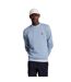 Mens crew neck long-sleeved sweatshirt crafted blue Lyle & Scott