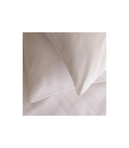 Parure de Lit Satiné 240x220cm Blanc
