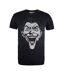T-Shirt noir homme dc comics joker lines-2