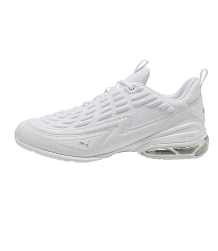 Mens Meza Logo Trainers White Puma