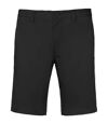 Kariban Mens Chino Bermuda Shorts (Black)
