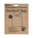 Planit Biodegradable Sandwich Plastic Bags (Pack Of 25) (May Vary) (One Size) - UTST5306