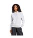 Sweat À Capuche Avec Cordons Femme Gris Chiné Chiné Adidas-4