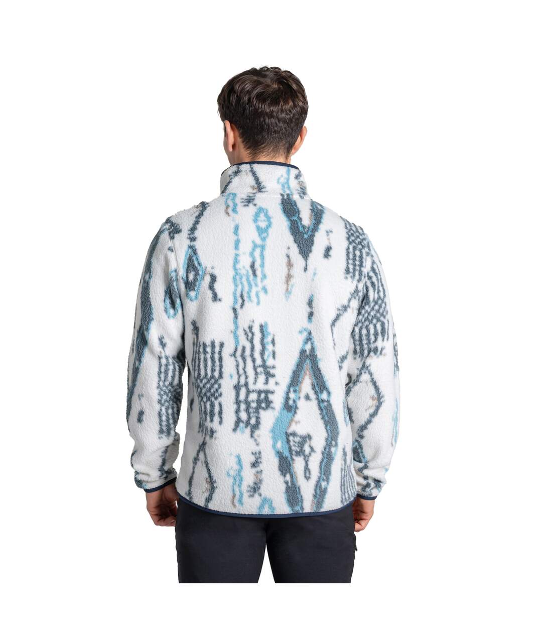 Polaire À Col Montant Zippé Motif/style Imprimé Tatton Homme Blanc Imprimé Craghoppers-3