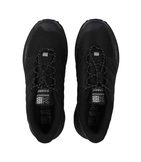 Womens/ladies Sabre 4 Running Trainers Black Karrimor