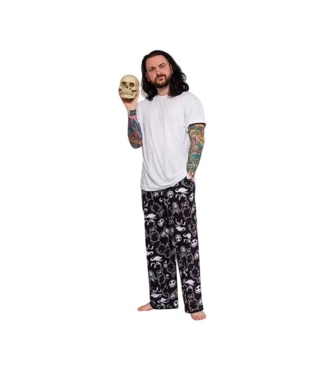 Pantalon De Détente Homme Noir Charbon The Nightmare Before Christmas-1