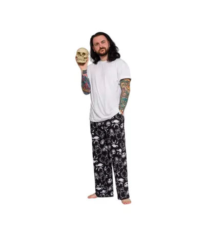 Pantalon De Détente Homme Noir Charbon The Nightmare Before Christmas