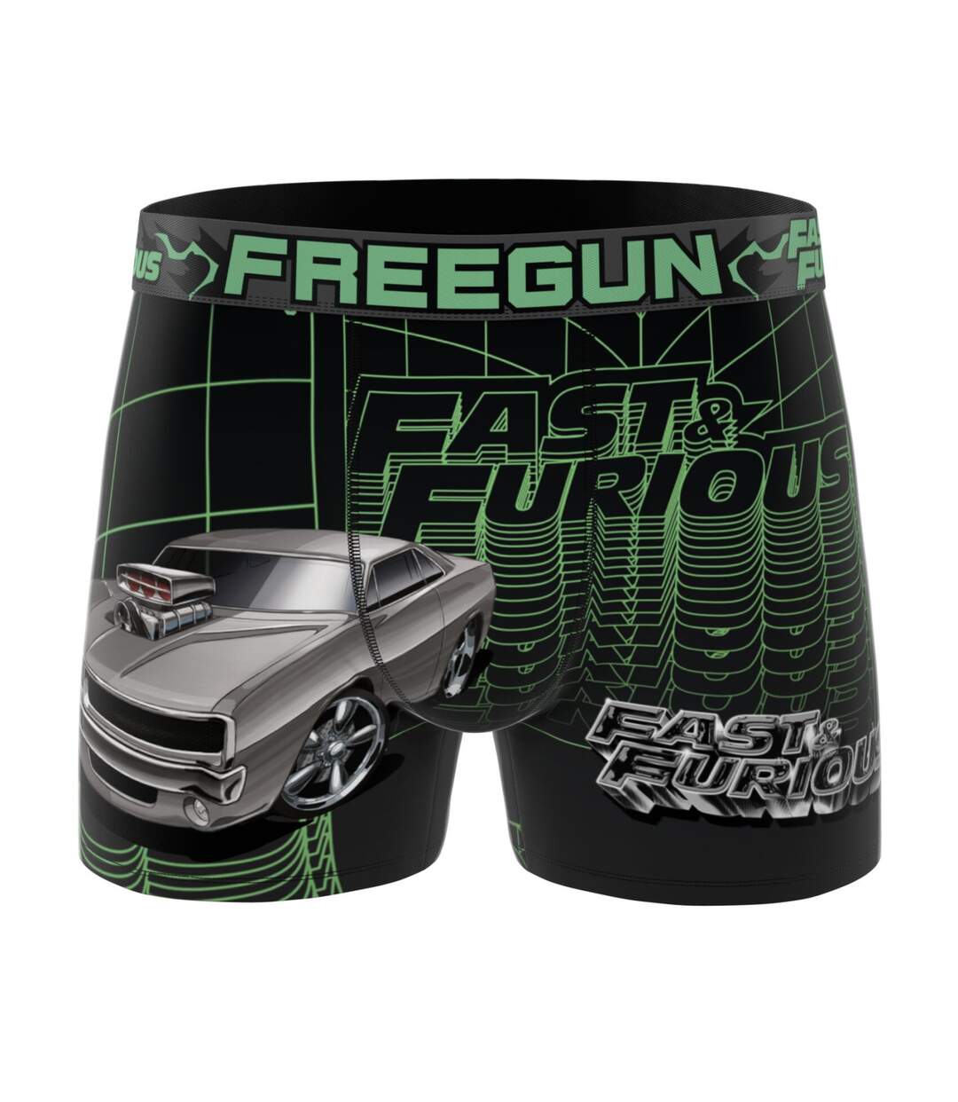 Lot de 4 boxers homme Fast and furious Freegun-3