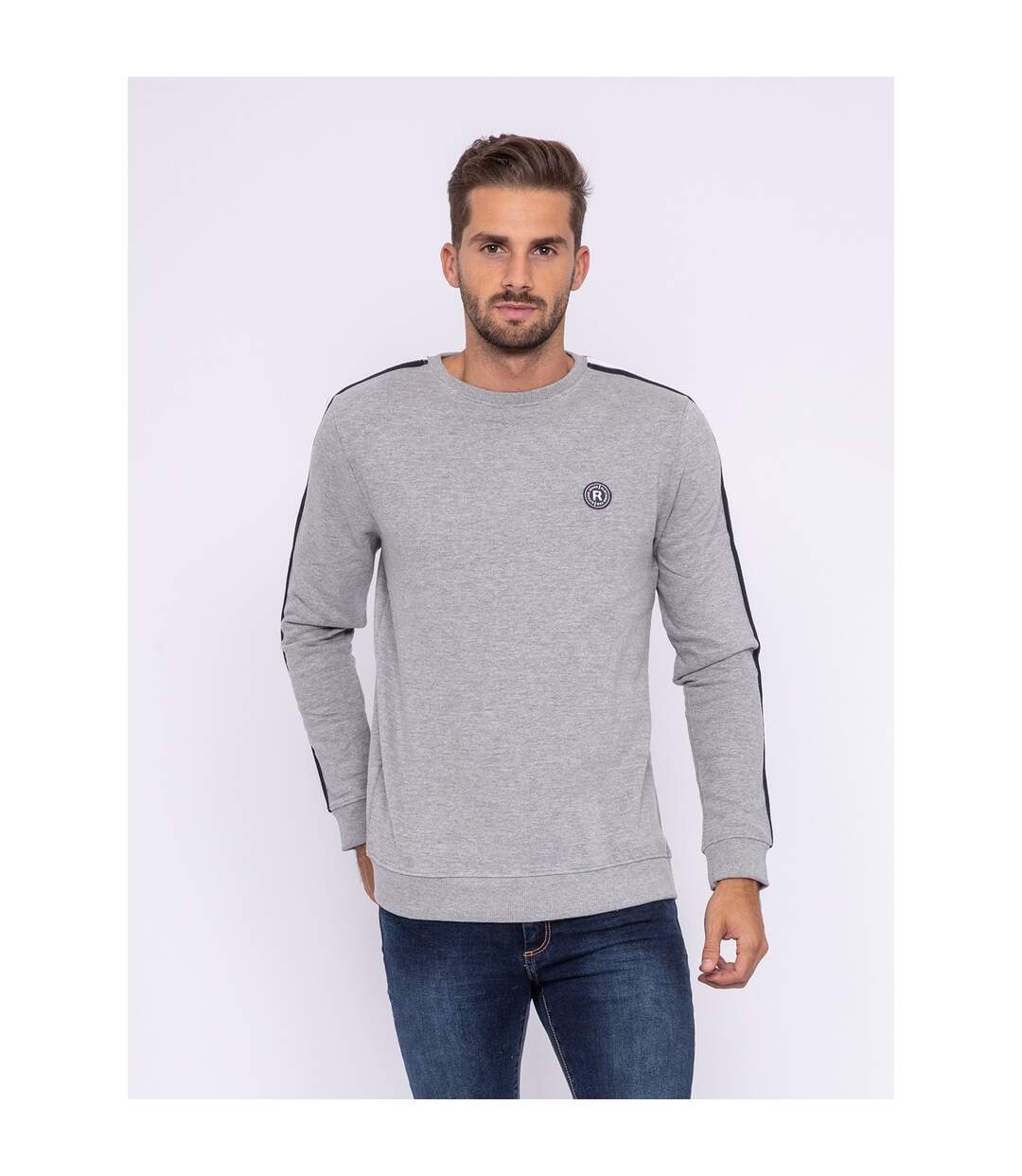 Sweat col rond pur coton WIMOLO-1