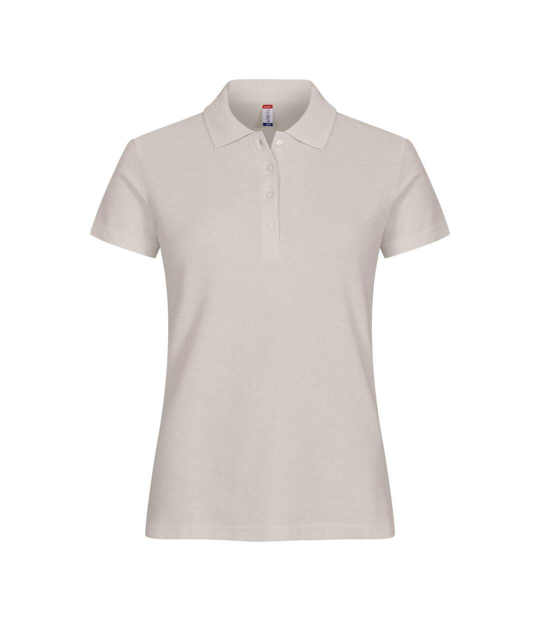Polo Femme Beige Gris Clique-1