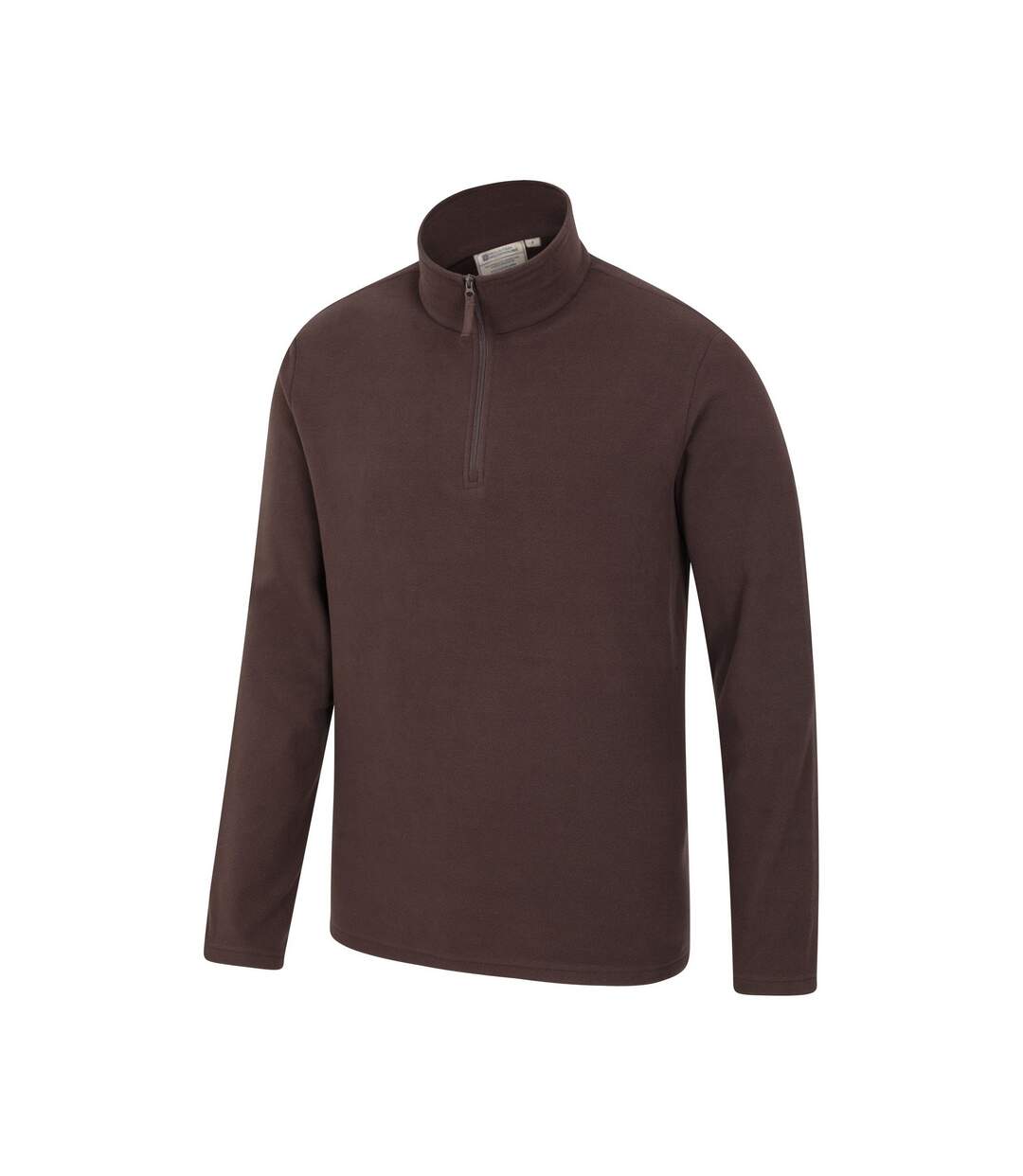 Mens Camber Ii Half Zip Fleece Top Brown Mountain Warehouse-3