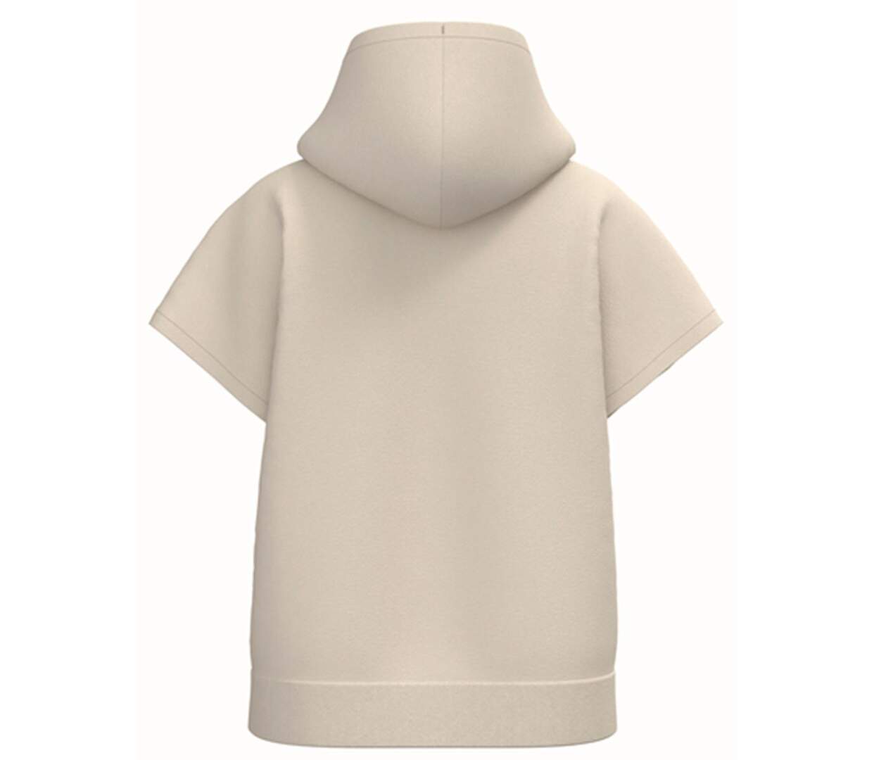 Sweat oversise à capuche - Femme - PAT446 - beige ivoire-3