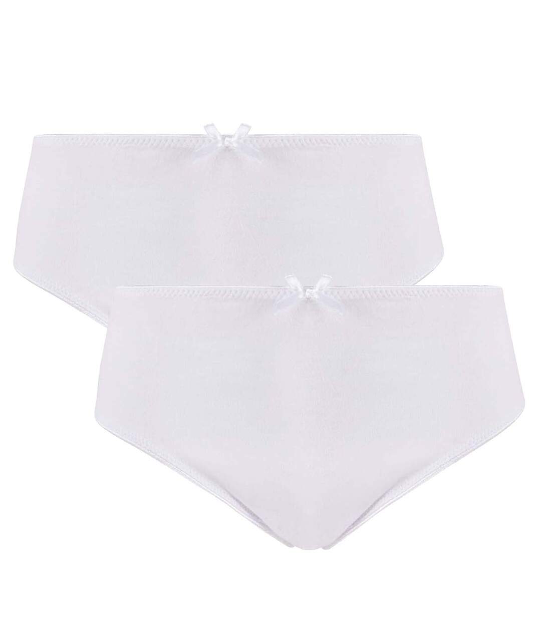 Lot de 2 culottes midi blanches WHITE-1